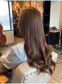 ブリーチなし×キャメルブラウン