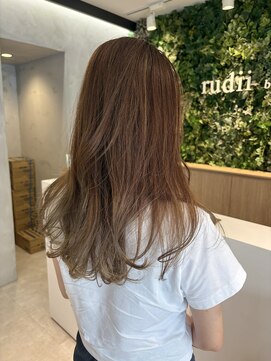 ルディー バイ ヘアーポケット(rudii by HAIR POCKET) バレイヤージュ*ベージュ