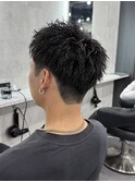 スパイキーショート/メンズパーマ/ピンパーマ/メンズカット