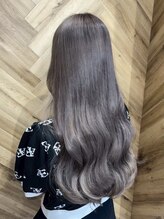アース 岩槻店(HAIR&MAKE EARTH) 艶グレージュカラー