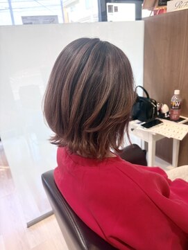 エル バイ ファースト(L by first) 【L by first】ピンクベージュハイライト