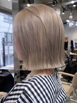 サンクマーケット 渋谷(cinq MARKET) 渋谷ダブルカラーミルクティーベージュヘーゼルベージュカラー