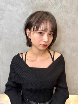 ロンドプロフィール 浦和(Lond profil) イメチェン　ボブ　外ハネボブ　美髪　ホワイトブロンド　韓国