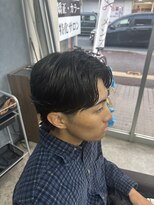 クレオ 福大通り店(CREO)&nbsp;黒髪×毛流れセンターパート