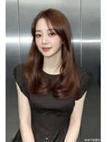 プライズ 所沢プロぺ通り店(prize)&nbsp;ナチュラルブラウンベージュダブルカラーシースルーバング所沢