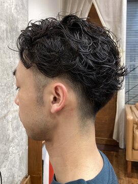 シルフィ(sylph) メンズ_パーマスタイル/刈り上げ×パーマで好印象スタイル◎30代