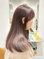 ティエラ 原宿 表参道(Tierra)&nbsp;【美侑】プレミアムケアカラーで叶ううる艶レッドブラウンカラー