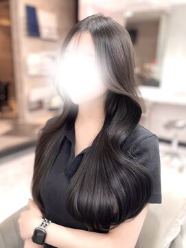 ジェム リット(GEM lit) 《LUNA》ワンホン/くびれ巻き/韓国ヘア/クリアブラック