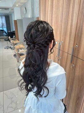 ガリカ 博多(Gallica) <入佐/ヘアセット>とにかくかわいいハーフアップ