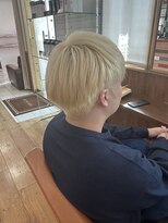トップヘアー 中庄店(TOP HAIR fuapua)&nbsp;《TOPHAIR 中庄店/きゃん》抜きっぱなしホワイトブロンド
