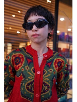 ミューズ バイ ケンジ(MUSE by KENJE) ピクシーショート ウルフカットナチュpermで