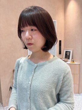 オン キャナルシティ博多前店(on) 【晴音】フレンチボブ/ラベンダーブラウン/20代