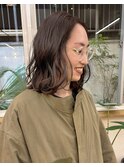 ブリーチなし ブラウンベージュ 春カラー