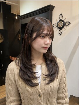 ヘアーアンドファッションシオミエイチ (hair＆fashion shiomi H) 韓国レイヤー