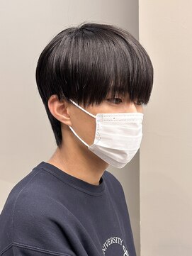 エルマーク 本山(L-MARK) マッシュヘア/黒髪/メンズカット/men's/フェザーパーマ