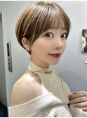 ブリーチハイライト髪質改善ダブルカラーレイヤーカット