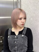 ハンナ 札幌(HANNAH)&nbsp;ピンクベージュ × レイヤーボブ