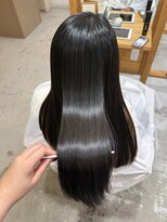 ジジ 宇都宮(Gigi) 90. 髪質改善縮毛矯正/艶髪セミロング/デザインカラー