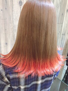 トムキャット(TOM CAT) 【新宿TOMCAT】毛先オレンジで春カラー