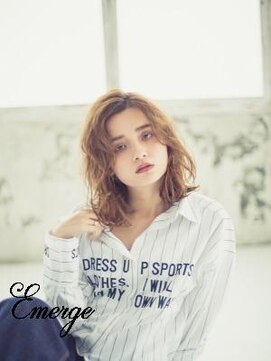 エマージュ 武蔵小杉(Emerge) ラフな抜け感ミディ[ヘルシーレイヤー/デジタルパーマ]