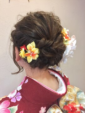 モップアップ(Mop up) 着物アレンジ