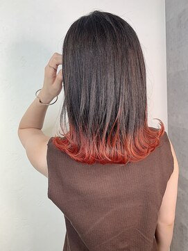 アンダーバーホワイト 大阪上本町店(_WHITE) テールカラーオレンジ