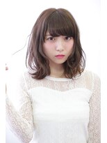 ソワン ドゥ ブレス 立花店(soin de brace) くびれ外はねミディ×ウェーブミディアム/ココアベージュ