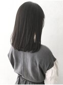 《'ekolu横山》ナチュラルストレート透明感ダークグレージュ