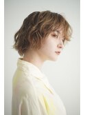 ショートボブxパーマ