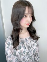 コア 銀座(COA)&nbsp;マロンベージュ/極細ハイライト/かきあげバング[銀座]