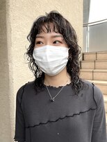 アルカナ 明治神宮前原宿(ARCANA)&nbsp;ウルフカット　スパイラルパーマ　ハイレイヤー　hiro