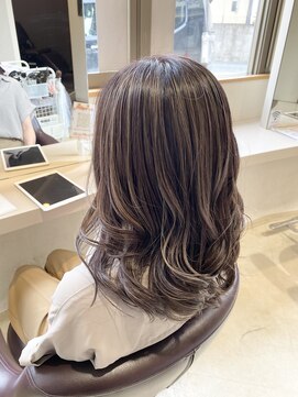 グランドール(Grandoll) コントラストハイライト×ブラウンベージュ