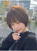 丸みショートボブ