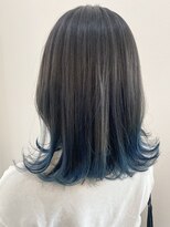 ファーチ(Fir-chi)&nbsp;ネイビー裾カラー