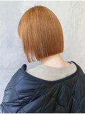 オレンジベージュストレート_チェリーブラウン_ba357213