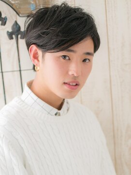 モッズヘア メン 新所沢店(mod's hair men) 黒髪セクシーミディアムのスマートマッシュヘアーE新所沢