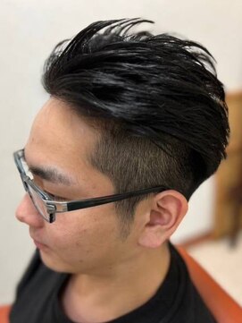 アポロカットステージ 相模大野店 アップバング/ツーブロックマッシュ<理容室>[メンズ/相模大野]