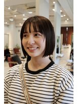イコール 船橋(equal)&nbsp;朝の時短ヘア/纏まる艶ボブ【秋山】船橋ボブ/船橋/ボブ/縮毛矯正