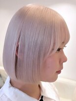 ベレーザ 渋谷(BELEZA)&nbsp;4295ミルクティーアッシュハイトーンカラー艶髪グレーベージュ