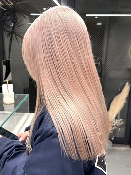 ソル ジングウマエ(SOL JINGUMAE) ダブルカラーピンクベージュベージュカラーケアブリーチレイヤー