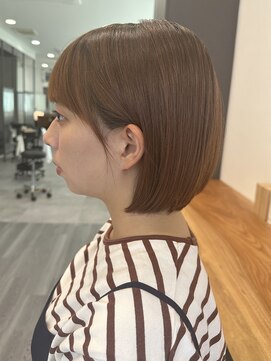 ビューエヒメ(VIEW EHIME) 大人ラフウェーブ20代30代40代ボブブラウンスウィングショート