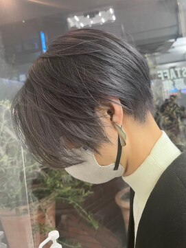 ヘッズ 市川(HEADS ex) ハイライトカラーミルクティーベージュケアブリーチダブルカラー