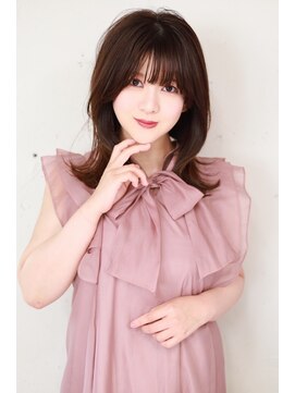 アディクト 東陽町西口(addict) ツヤ髪韓国レイヤー_セミロング_ココアブラウン[東陽町]