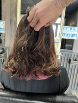 アローズ 荒尾店(arose)&nbsp;インナーカラー　　ピンク系カラー