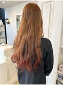 福山人気caary狐カラーデザインカラースーパーロングヘア巻き髪