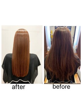 カーサインフィニテイ Hair Design caRsa INFINITY 美髪　ロング　乾かすだけで綺麗