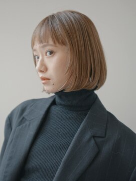 ビュートリアム ギンザ(BEAUTRIUM) 顔周りカット＊ボブヘア/ショートボブ/ヘーゼルベージュ