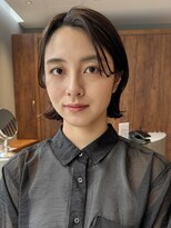 ビュートリアム 南青山(BEAUTRIUM)&nbsp;外ハネボブ 顔周りレイヤー シースルーバング 大人ボブ イルミナ