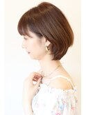 【 Ｉ. 】30代からの襟足すっきり前下がりショートボブ　川口