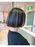 【アンブレラカラー】ブラック×グレージュ